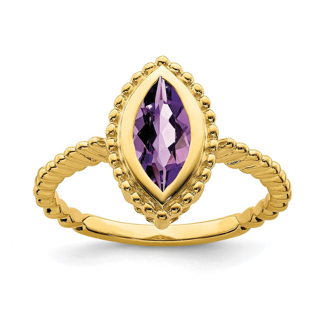 14k Yellow Gold Rings Style RM7204 - Classique Jewelry Inc.