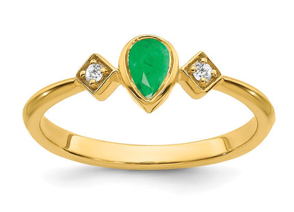 14k Yellow Gold Rings Style RM7234 - Classique Jewelry Inc.
