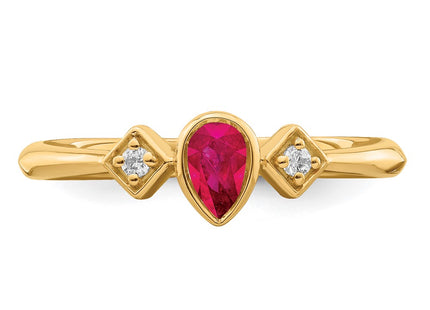 14k Yellow Gold Rings Style RM7234 - Classique Jewelry Inc.