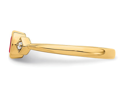 14k Yellow Gold Rings Style RM7235 - Classique Jewelry Inc.