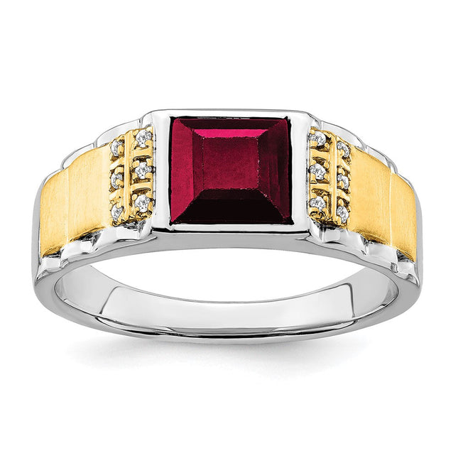 14K gold diamond ring