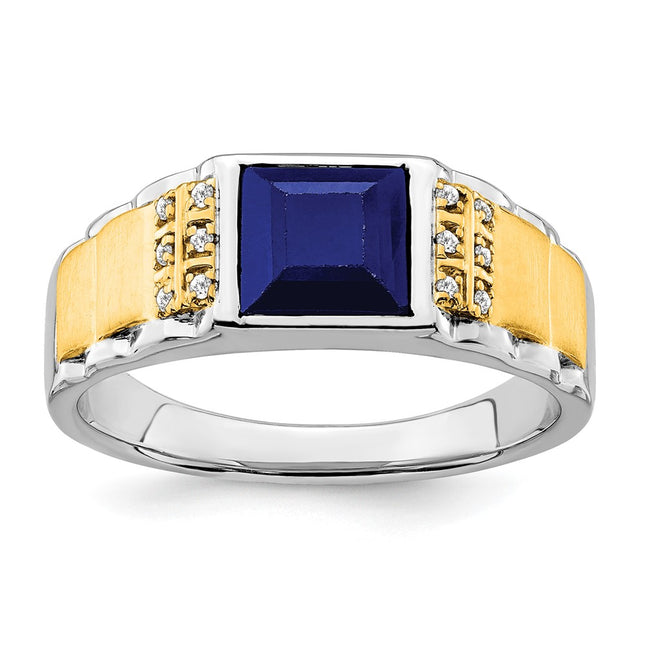14K gold diamond ring