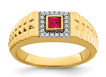 14k Yellow Gold Rings Style RM7309 - Classique Jewelry Inc.