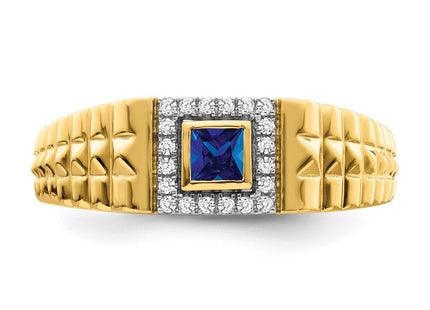 14k Yellow Gold Rings Style RM7309 - Classique Jewelry Inc.