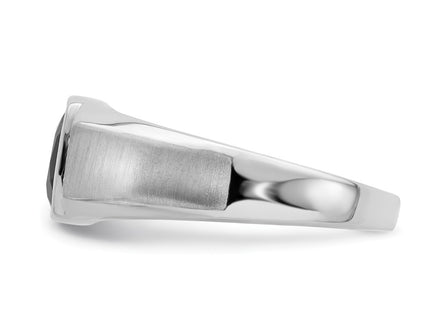 14K white gold diamond ring, further view