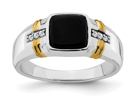 14K gold diamond ring