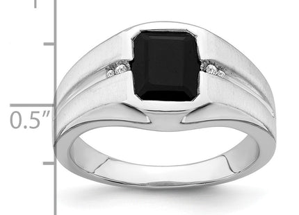 14K white gold diamond ring, another view