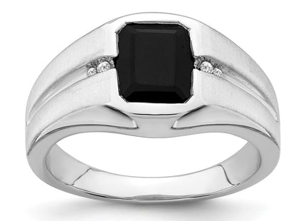 14K white gold diamond ring