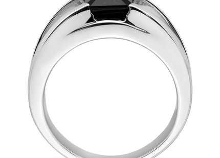 14K white gold diamond ring, alternate view