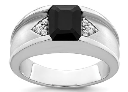 14K white gold diamond ring
