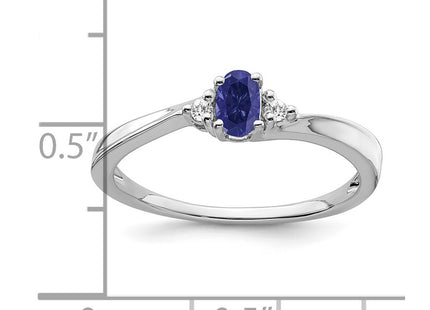 14K white gold diamond ring, alternate view
