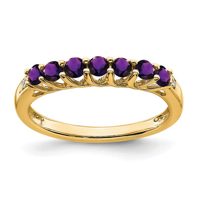 14K gold diamond ring