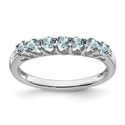 14K white gold diamond ring