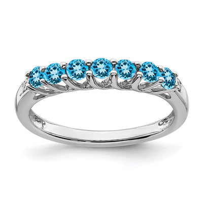 14K white gold diamond ring