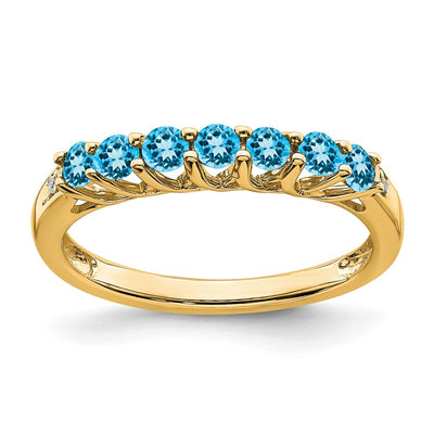 14K gold diamond ring