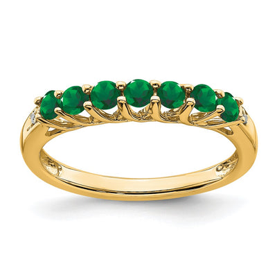 14K gold diamond ring