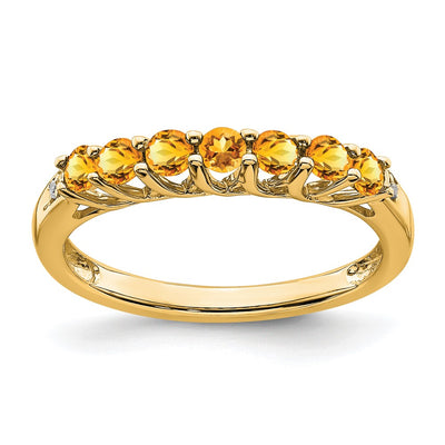 14K gold diamond ring