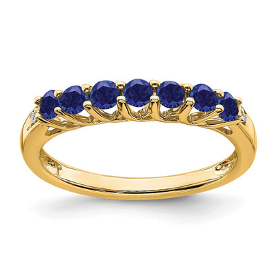 14K gold diamond ring