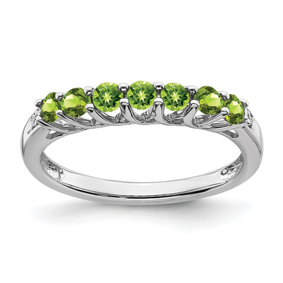 14K white gold diamond ring