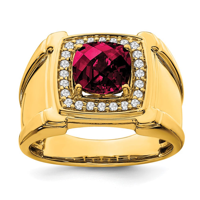 14k Yellow Gold Rings Style RM7461 - Classique Jewelry Inc.