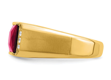 14k Yellow Gold Rings Style RM7462 - Classique Jewelry Inc.
