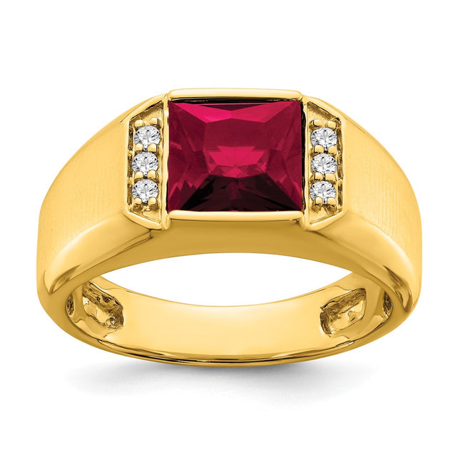 14k Yellow Gold Rings Style RM7462 - Classique Jewelry Inc.