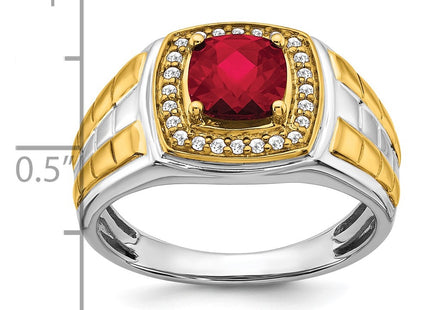14K gold diamond ring, alternate view