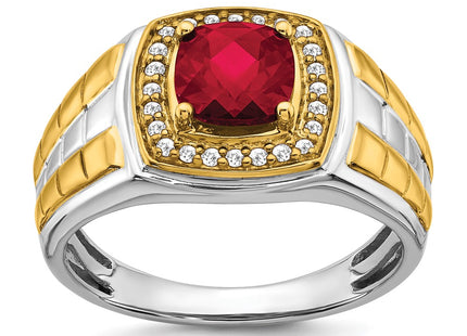 14K gold diamond ring