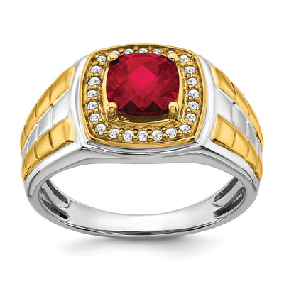 14K gold diamond ring