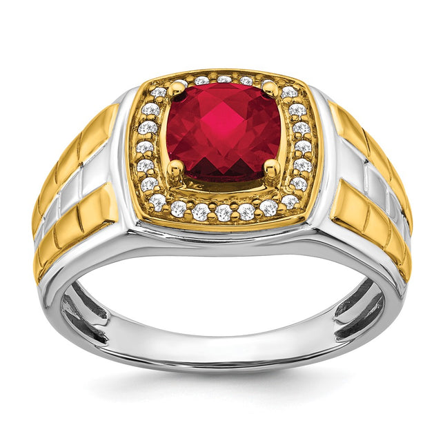 14K gold diamond ring