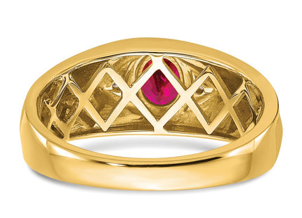 14k Yellow Gold Rings Style RM7475 - Classique Jewelry Inc.