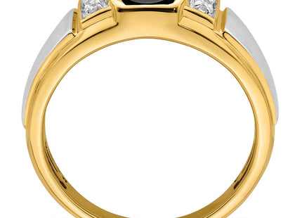 14K gold diamond ring, alternate view