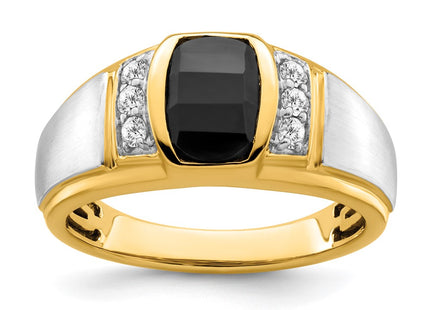 14K gold diamond ring