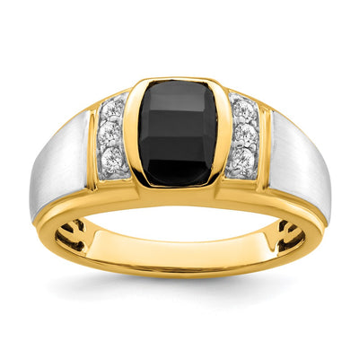 14K gold diamond ring