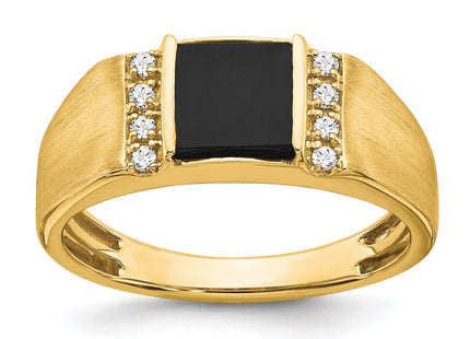 14K gold diamond ring