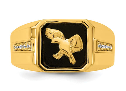 14k Yellow Gold Rings Style RM7484 - Classique Jewelry Inc.