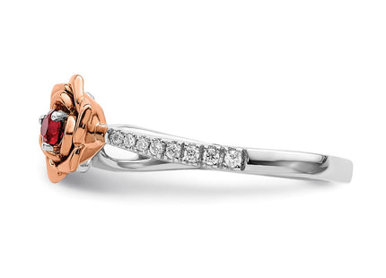 14k Two-tone Rings Style RM8274 - Classique Jewelry Inc.