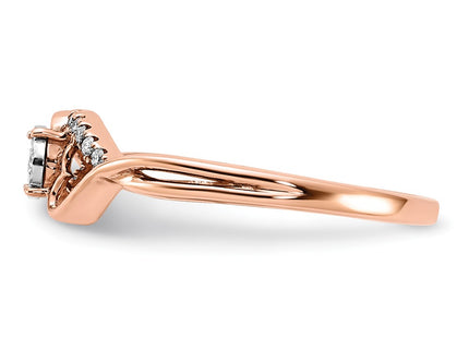 14k Rose Gold Rings Style RM8406 - Classique Jewelry Inc.