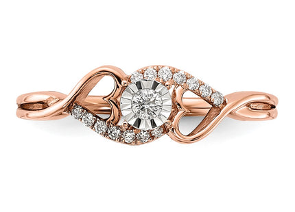 14k Rose Gold Rings Style RM8406 - Classique Jewelry Inc.