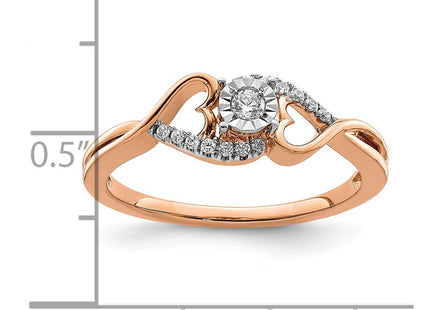 14k Rose Gold Rings Style RM8406 - Classique Jewelry Inc.