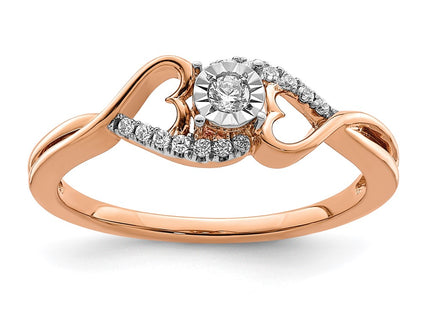 14k Rose Gold Rings Style RM8406 - Classique Jewelry Inc.