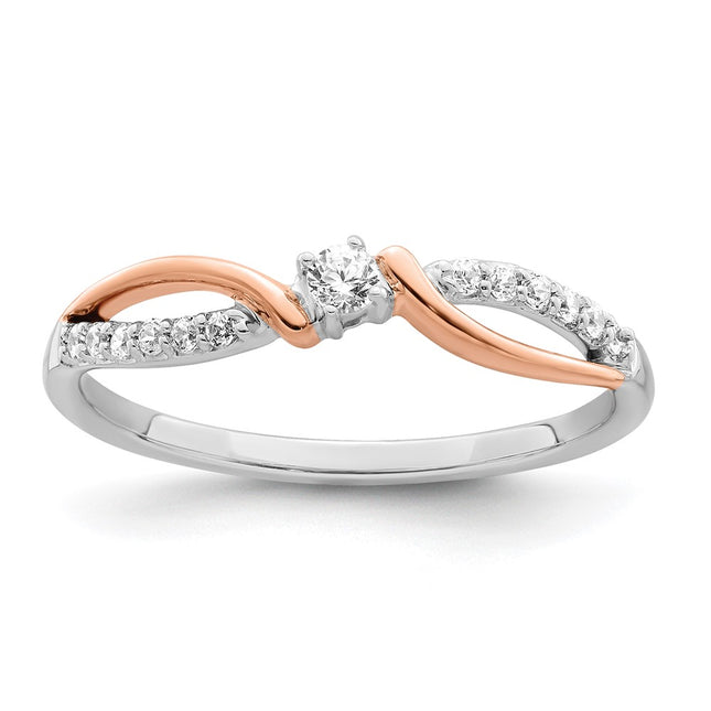 14k Two-tone Rings Style RM8415 - Classique Jewelry Inc.