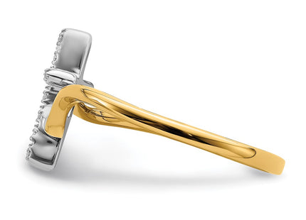 14k Two-tone Rings Style RM8417 - Classique Jewelry Inc.