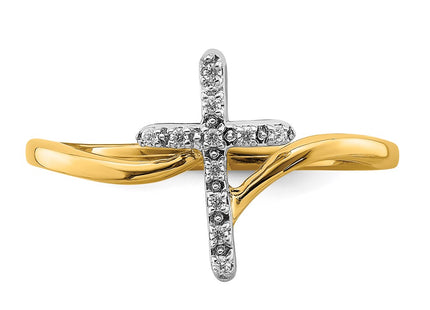 14k Two-tone Rings Style RM8417 - Classique Jewelry Inc.