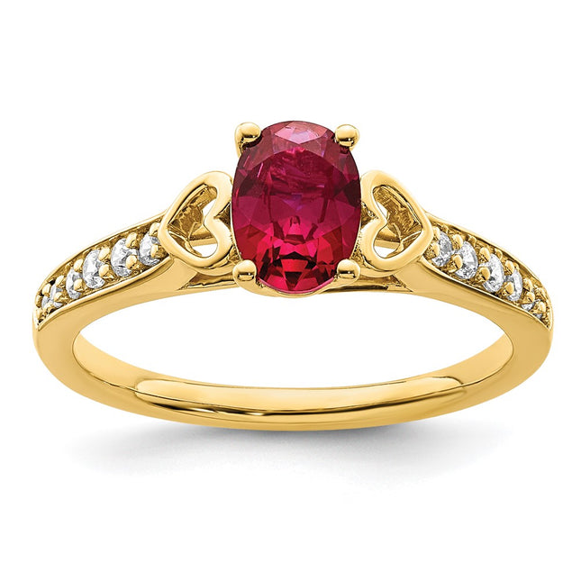 14k Yellow Gold Rings Style RM8432 - Classique Jewelry Inc.
