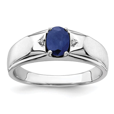 14K white gold diamond ring
