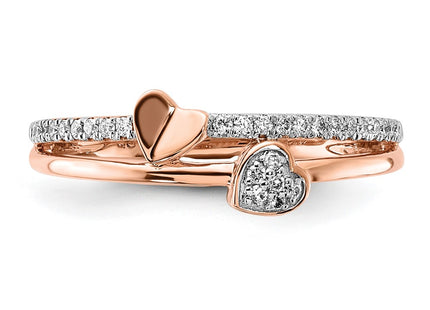 14k Rose Gold Rings Style RM8447 - Classique Jewelry Inc.