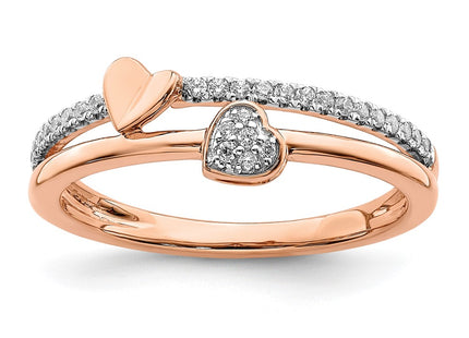 14k Rose Gold Rings Style RM8447 - Classique Jewelry Inc.