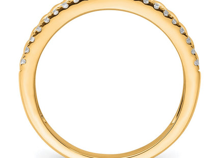 14K gold diamond ring, alternate view