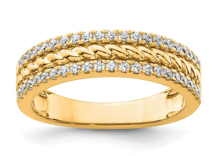 14K gold diamond ring